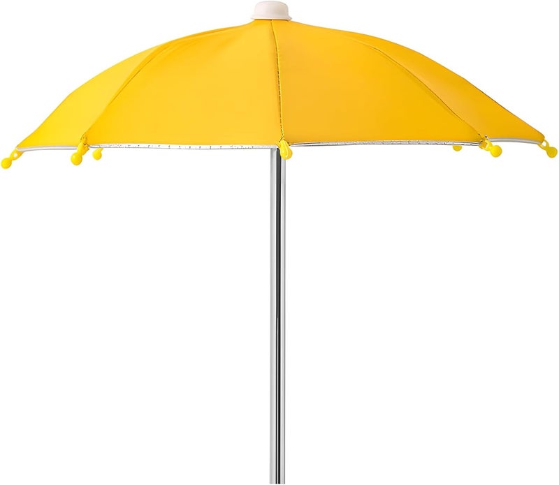 Gnodry Squirrel Picnic Table Feeder Replacement Mini Umbrella for Outside (Yellow) - Image 1